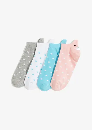 bonprix Sneakersocken mit süßem Motiv - bunt gepunktet - Damen