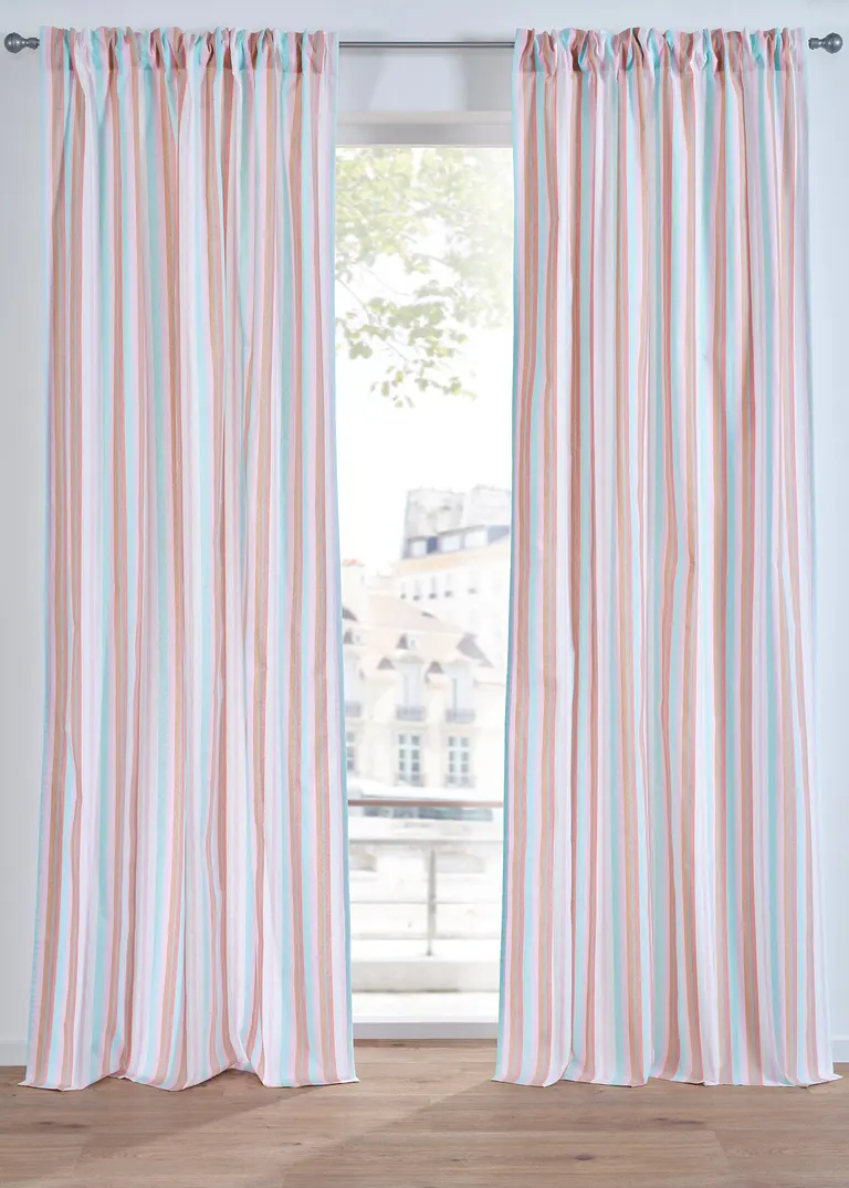 bonprix Softer Vorhang im modernen Design - bunt Multifunktionsband