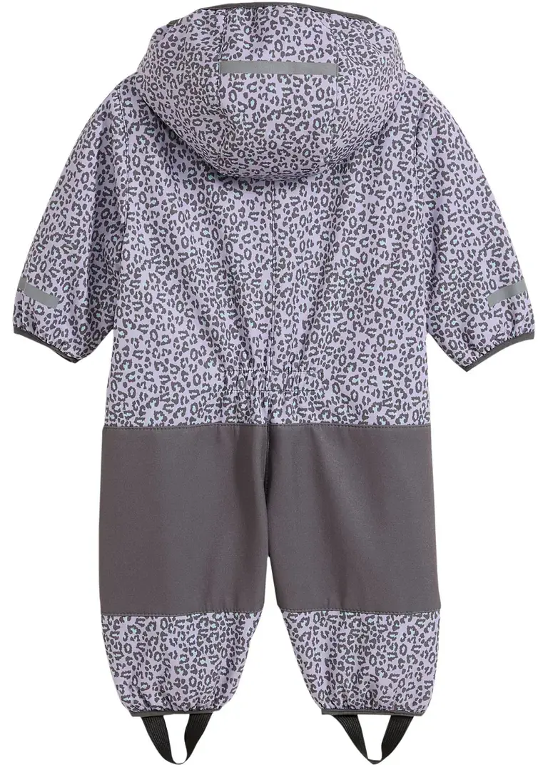 Bonprix Softshell-Overall Gefüttert Mit Fleece Im Niedlichem Leo-Druck