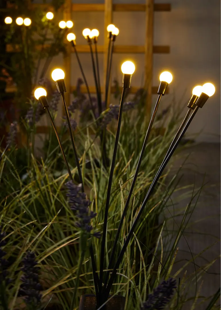 Bonprix Solar Gartenstecker Mit Gemütlicher Beleuchtung - Schwarz