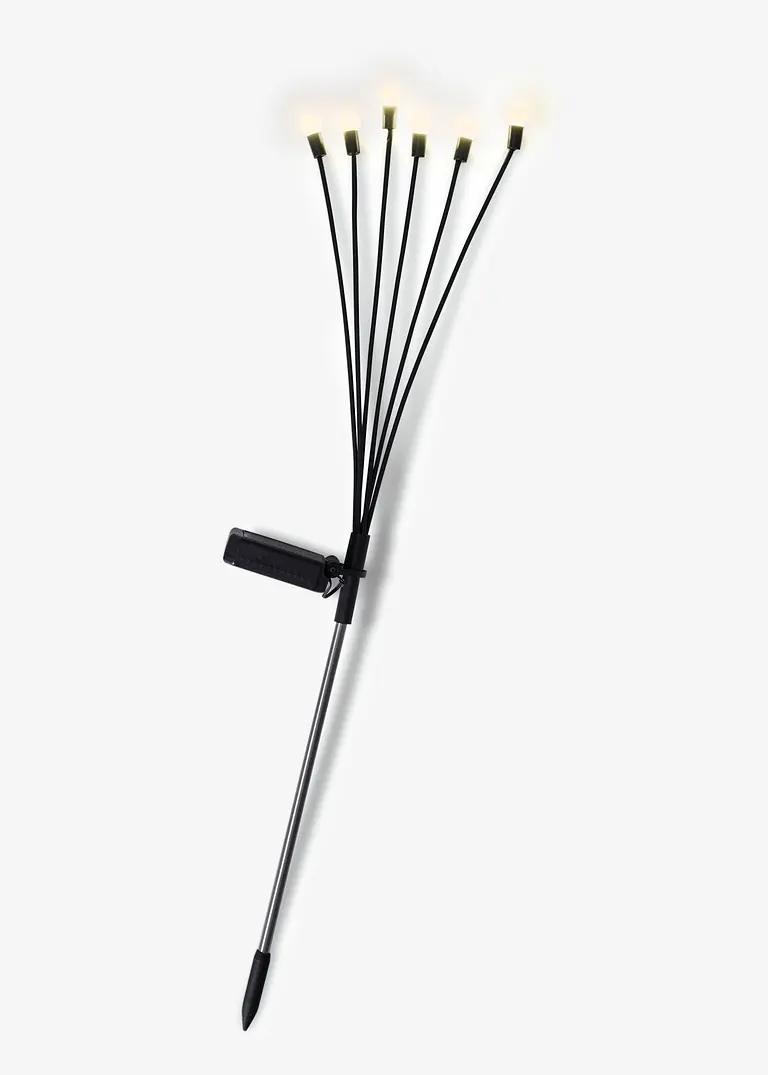 bonprix Solar Gartenstecker mit gemütlicher Beleuchtung - schwarz