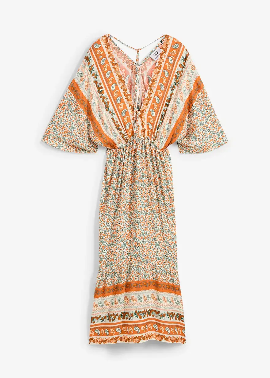 bonprix Sommerkleid für die Schwangerschaft und Stillzeit - orange