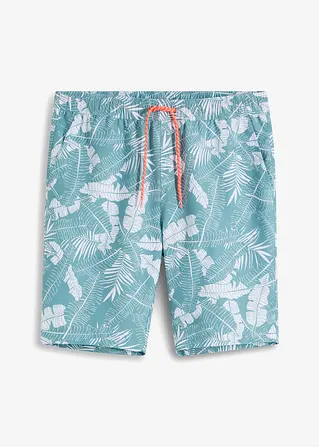 bonprix Sommerlich bedruckte Strand-Bermuda - blau - Herren