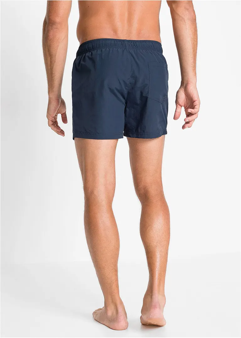 Bonprix Sommerliche Badeshorts Mit Einer Tasche Hinten. - Blau