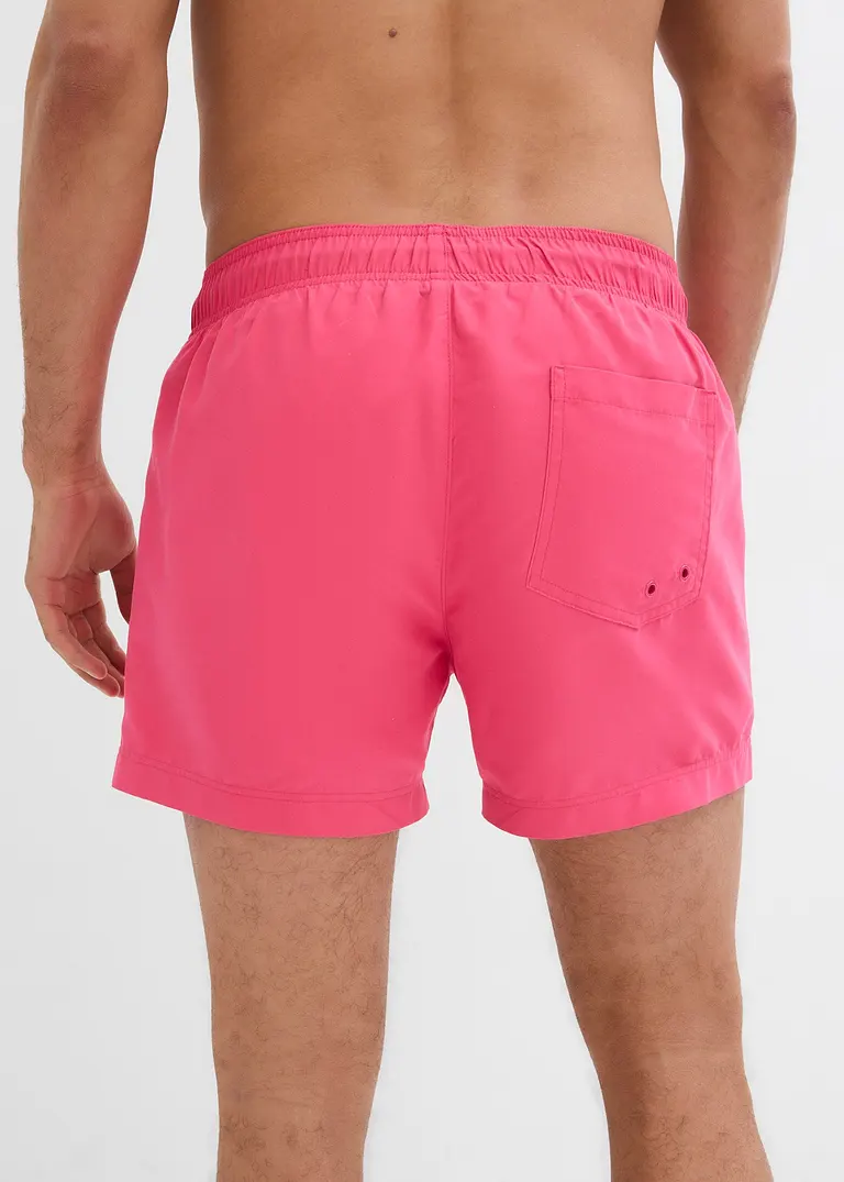 Bonprix Sommerliche Badeshorts Mit Einer Tasche Hinten. - Pink