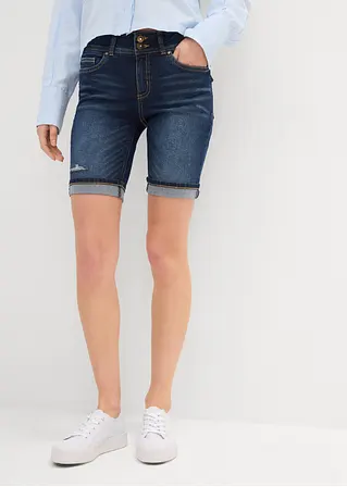 Bonprix Sommerliche Bermuda Mit Attraktiver Passform - Blau Regular