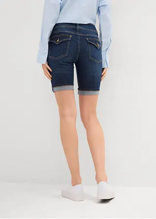 Bonprix Sommerliche Bermuda Mit Attraktiver Passform - Blau Regular