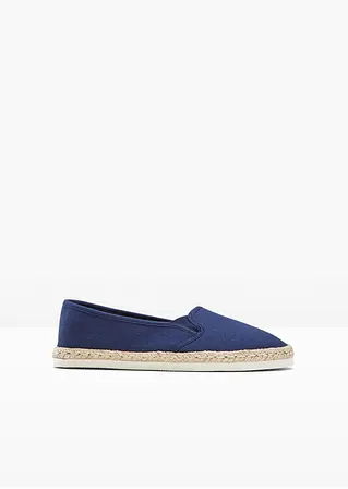 bonprix Sommerliche Espadrille mit leichter Laufsohle - blau