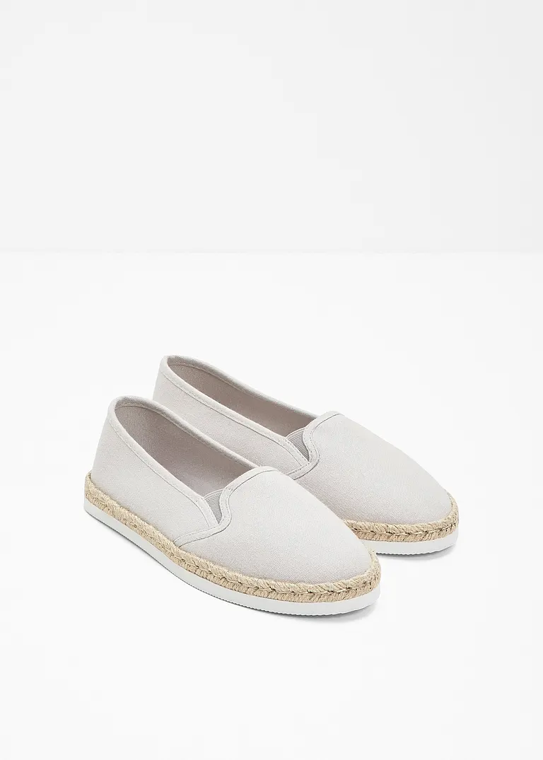 Bonprix Sommerliche Espadrille Mit Leichter Laufsohle - Grau