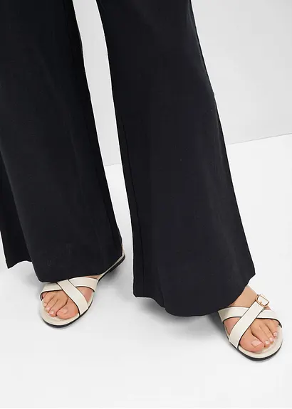 Bonprix Sommerliche Pantolette Mit Dekorativer Schnalle - Beige