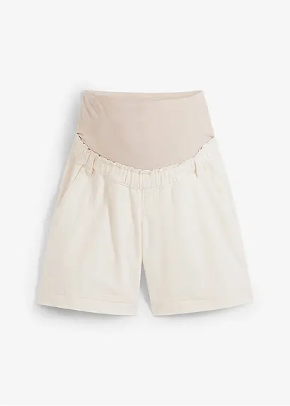 bonprix Sommerliche Schwangerschaftsshorts mit verkürztem Bauchband