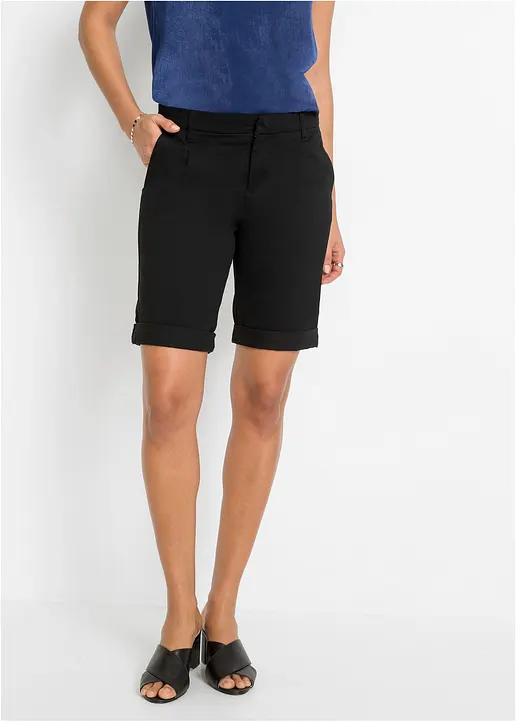 Bonprix Sommerliche Stretch-Bermuda Mit Seitlichen Eingrifftaschen