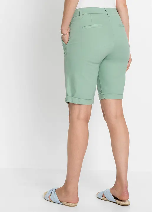 Bonprix Sommerliche Stretch-Bermuda Mit Seitlichen Eingrifftaschen