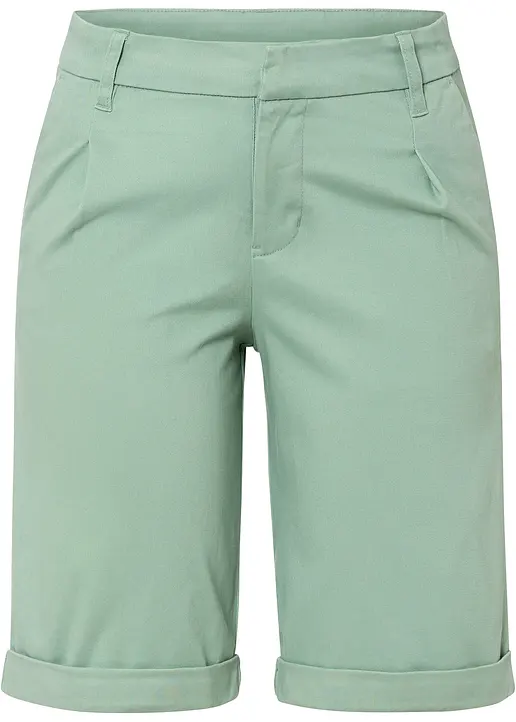 bonprix Sommerliche Stretch-Bermuda mit seitlichen Eingrifftaschen