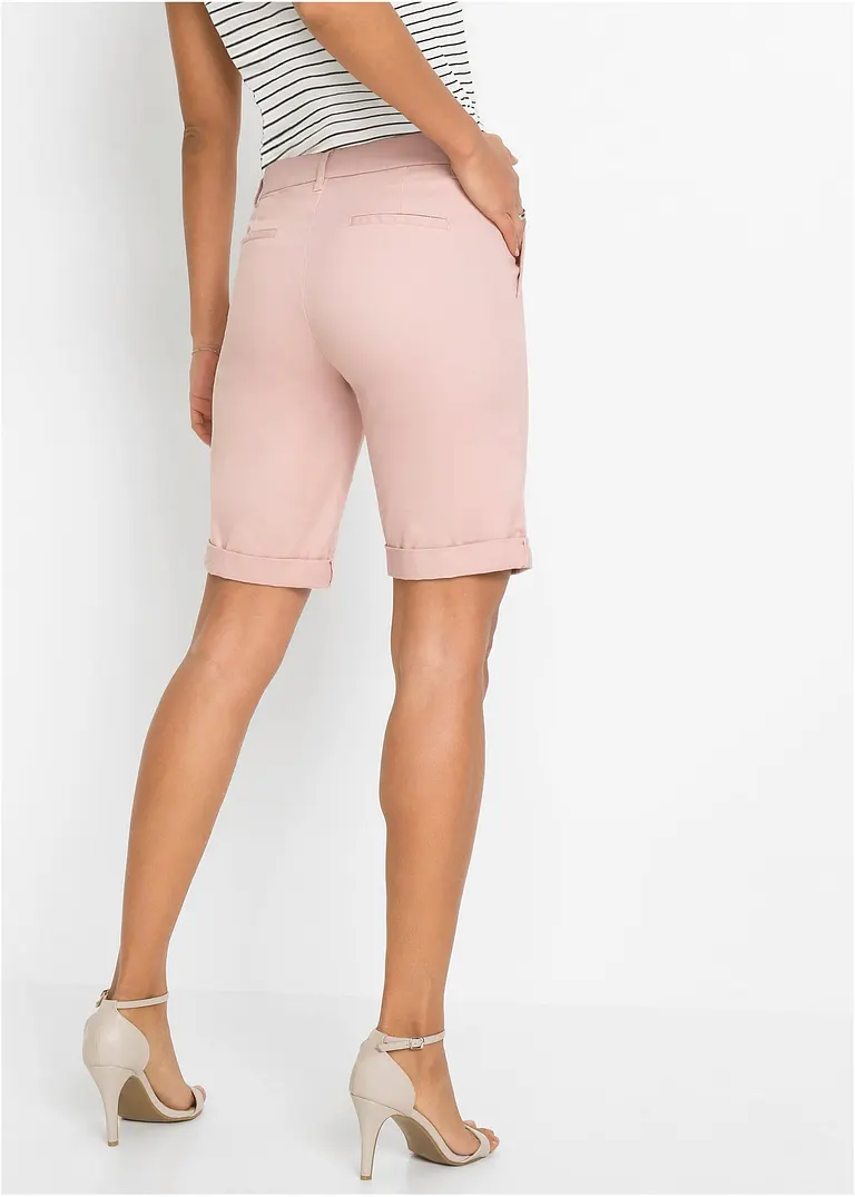 Bonprix Sommerliche Stretch-Bermuda Mit Seitlichen Eingrifftaschen