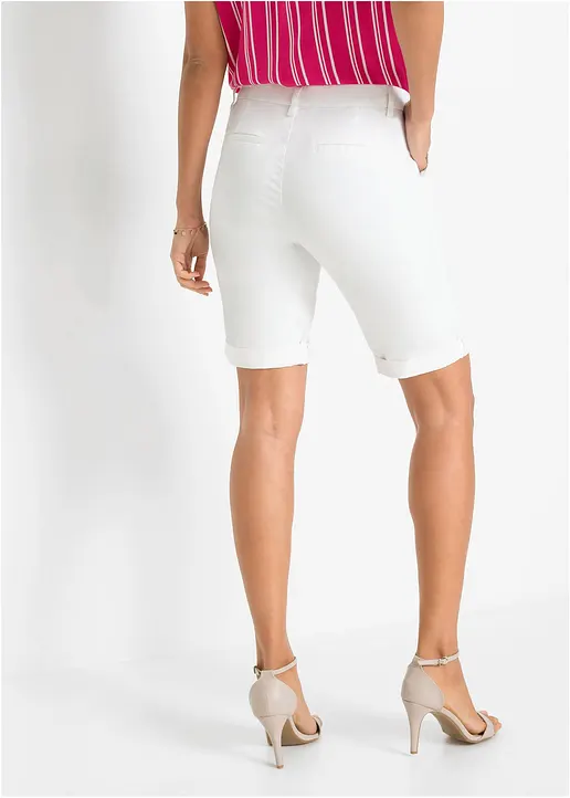 Bonprix Sommerliche Stretch-Bermuda Mit Seitlichen Eingrifftaschen