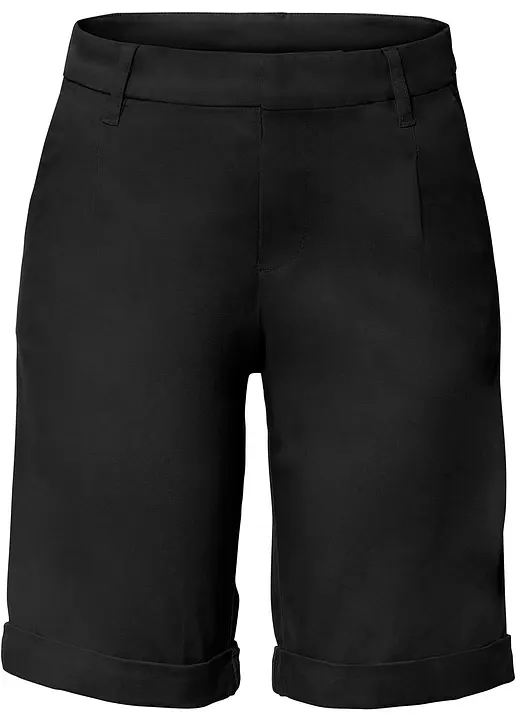 bonprix Sommerliche Stretch-Bermuda mit seitlichen Eingrifftaschen