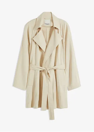 bonprix Sommerlicher Trench ohne Futter - beige - Damen