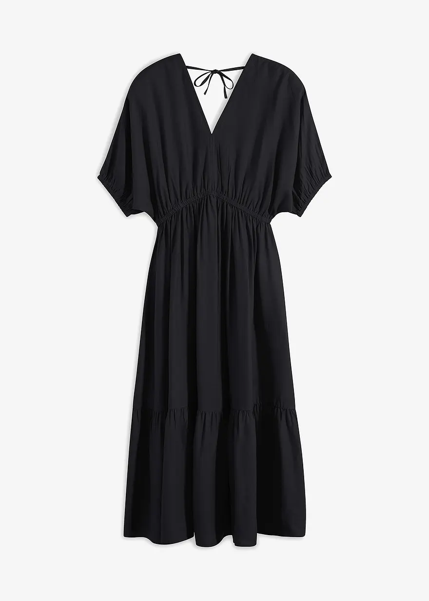bonprix Sommerliches Kleid mit schönem Muster - schwarz - Damen