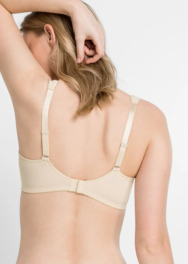 Bonprix Spitzenverzierter BH Mit Minimizer-Effekt - Beige Cup E - Damen
