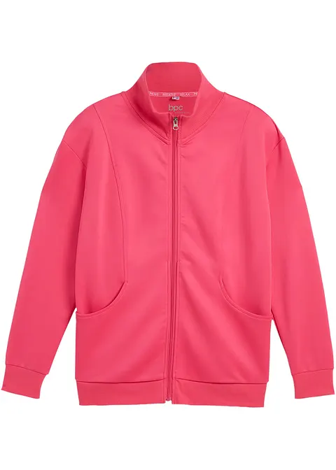bonprix Sport Sweatjacke mit Stehkragen und weich angerauter Innenseite