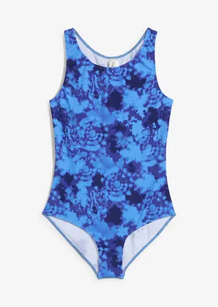 bonprix Sportlicher Badeanzug mit Rückenausschnitt und Batik Muster