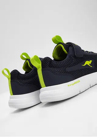Bonprix Sportlicher Kangaroos Kinder Sneaker Mit Materialmix - Blau