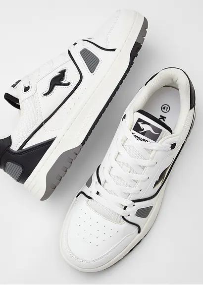 Bonprix Sportlicher Kangaroos Sneaker Mit Vielen Details - Weiß