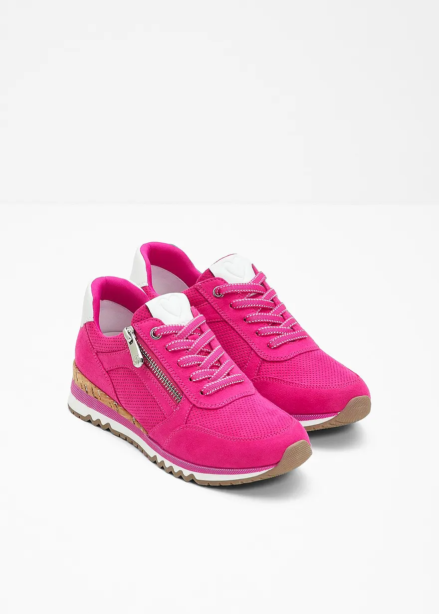 Bonprix Sportlicher Marco Tozzi Sneaker Mit Vielen Details - Pink - Damen