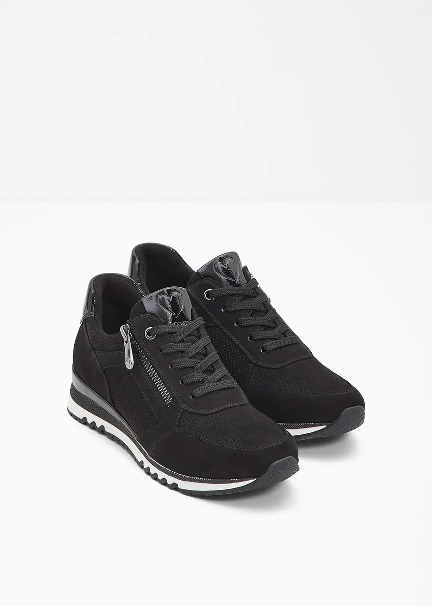 Bonprix Sportlicher Marco Tozzi Sneaker Mit Vielen Details - Schwarz