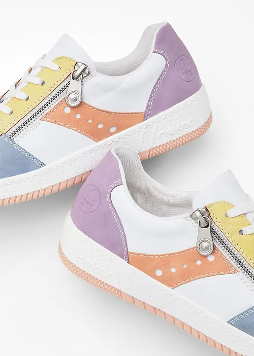 Bonprix Sportlicher Rieker Sneaker Mit Vielen Details - Weiß