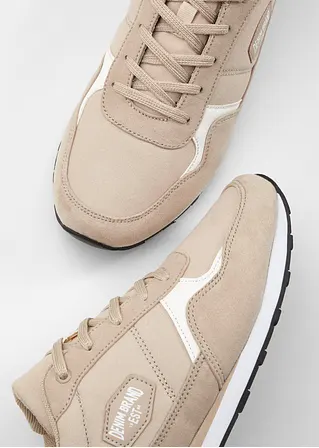 Bonprix Sportlicher Sneaker Mit Schnürung - Beige - Herren
