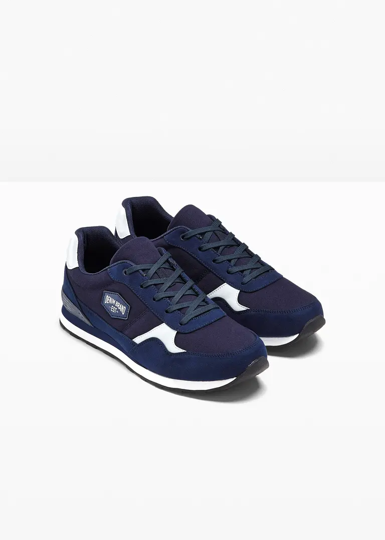 Bonprix Sportlicher Sneaker Mit Schnürung - Blau - Herren