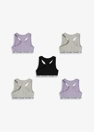 Bonprix Sportliches Mädchen Bustier Im 5er Pack - Kinder
