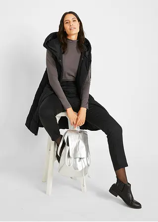 Bonprix Steppweste In Langer Passform Aus Recyceltem Polyester Mit Funktionalen Seitenschlitzen