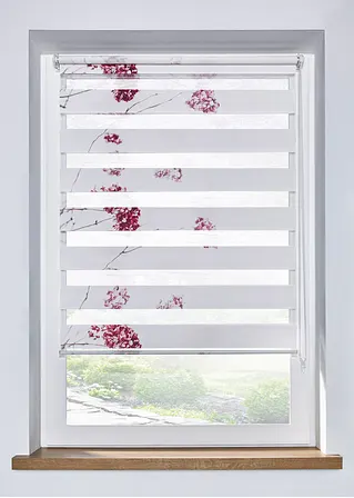 bonprix Stilistische Blumen auf moderner Fensterdekoration