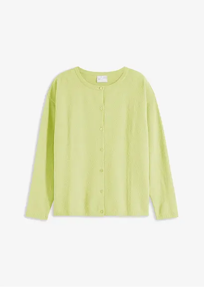 bonprix stillvolle und weiche Strickjacke - grün - Damen