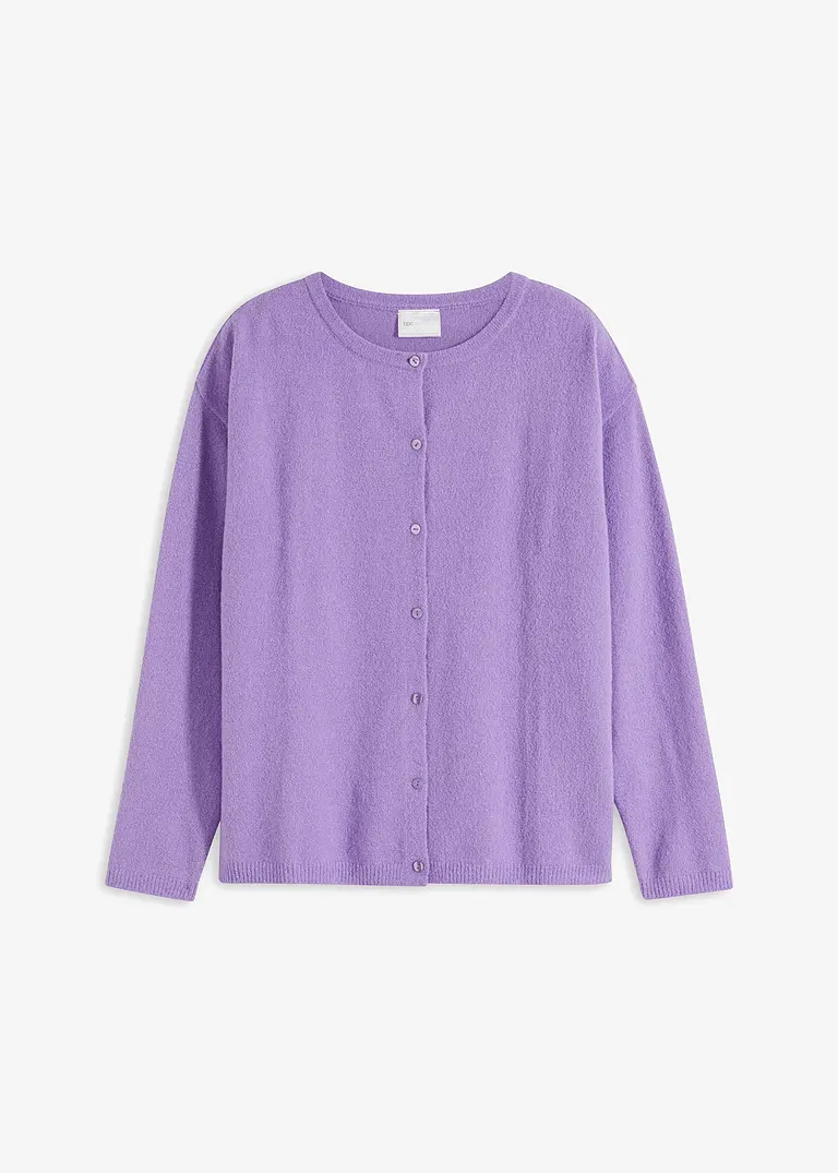 bonprix stillvolle und weiche Strickjacke - lila - Damen