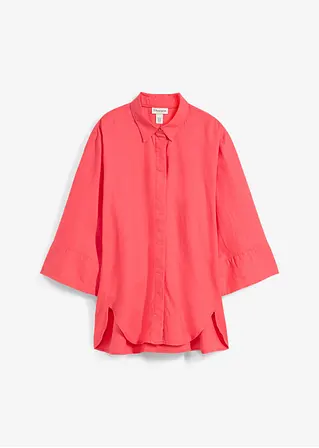 bonprix Stilvolle Bluse mit vorverlegten Nähten - pink - Damen