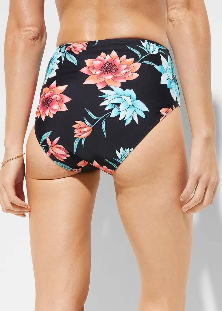 Bonprix Stilvolle Hochgeschnittene Bikinihose Aus Schnelltrocknendem Material