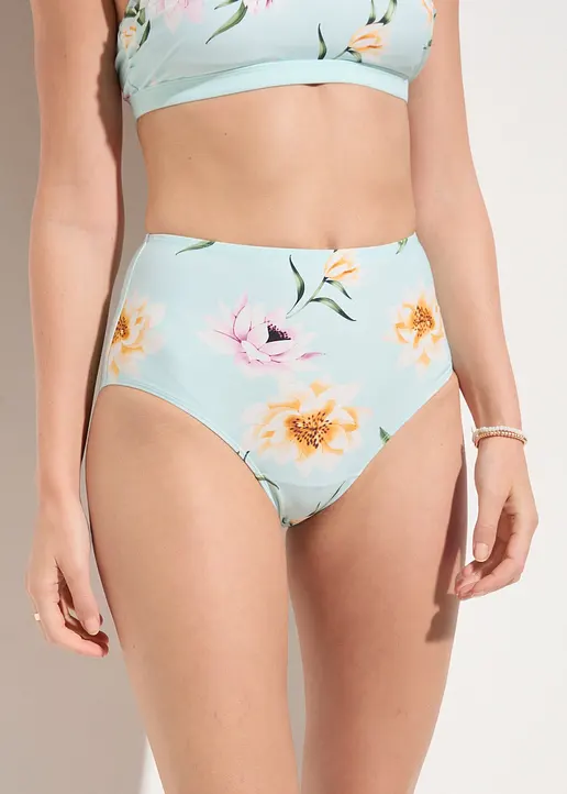 Bonprix Stilvolle Hochgeschnittene Bikinihose Aus Schnelltrocknendem Material