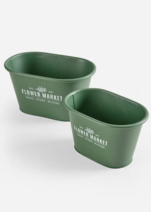 bonprix Stilvolle ovale Pflanztöpfe: Frische Akzente für Garten und Zuhause
