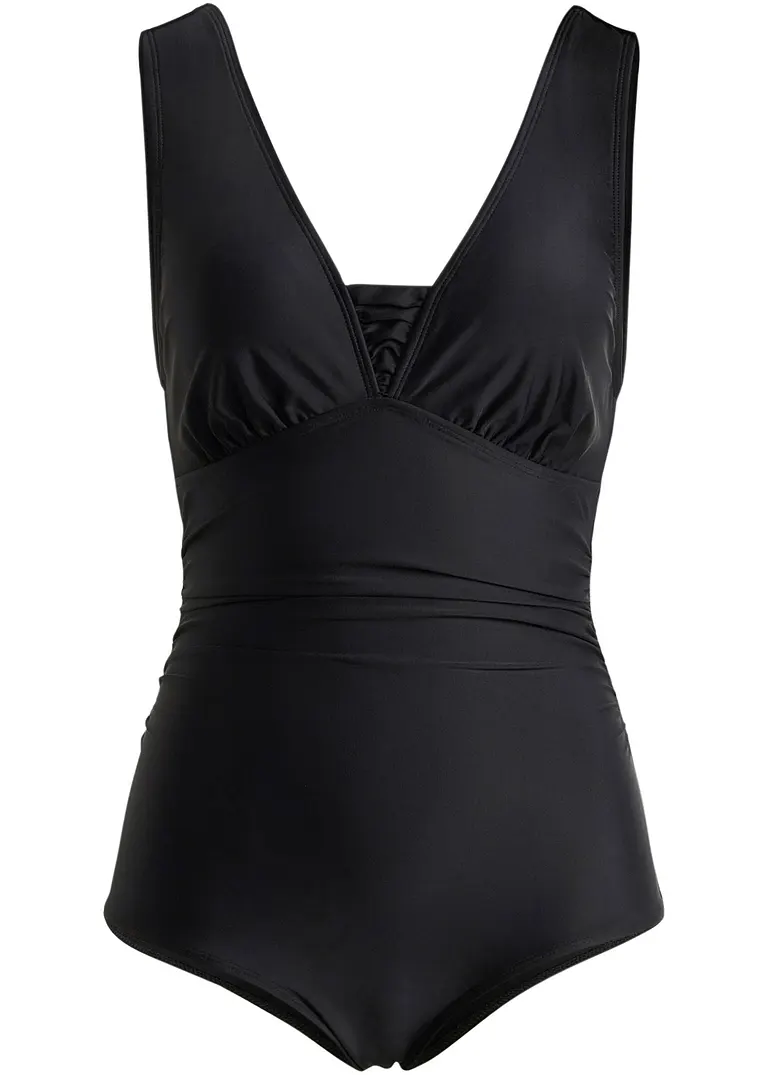 bonprix Stilvoller Shape Badeanzug mittlere Formkraft - schwarz