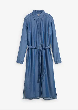 bonprix Stilvolles Jeanskleid aus TENCEL™ Lyocell - blau