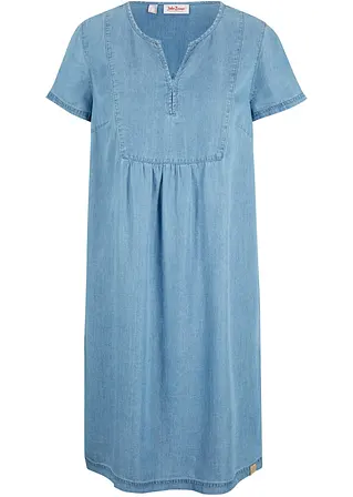 bonprix Stilvolles Jeanskleid aus TENCEL™ Lyocell - blau