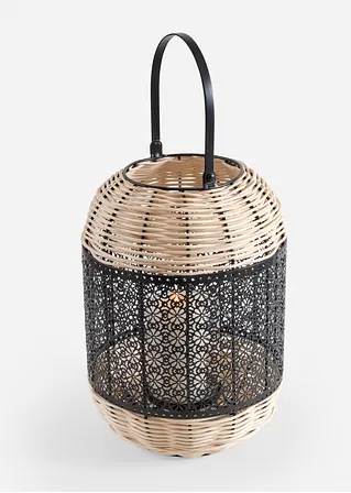 bonprix Stilvolles Windlicht mit Glaseinsatz – für gemütliche Lichtmomente