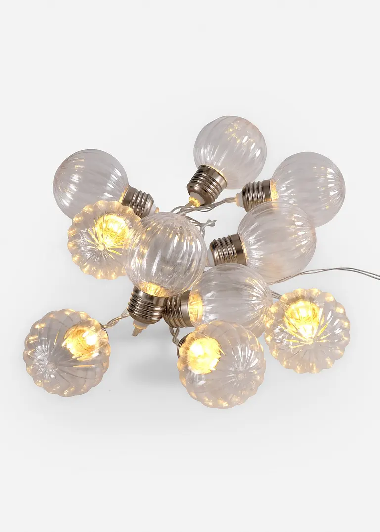 bonprix Stimmungsvolle Lichterkette für gemütliche Akzente - farblos