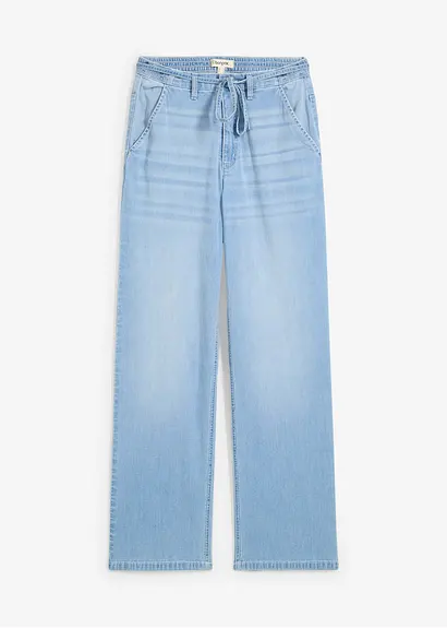bonprix Straight-Jeans High Waist - blau regular - Damen