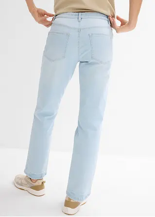 Bonprix Straight Jeans Im Used Look - Blau Regular - Damen