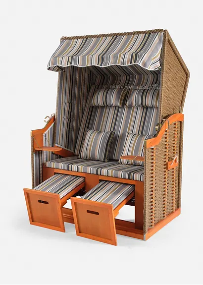 Bonprix Strandkorb Für 2 Personen Schützt Vor Sonne Und Wind - Beige